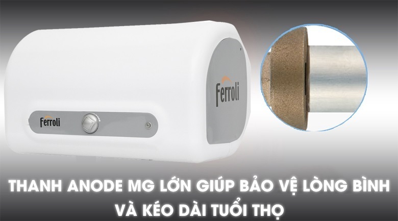 bình nóng lạnh ferroli qqme 20 lít