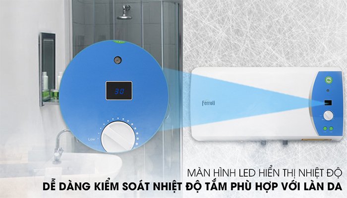 bình máy nước nóng ferroli verdi ae 15l gián tiếp 3 công suất