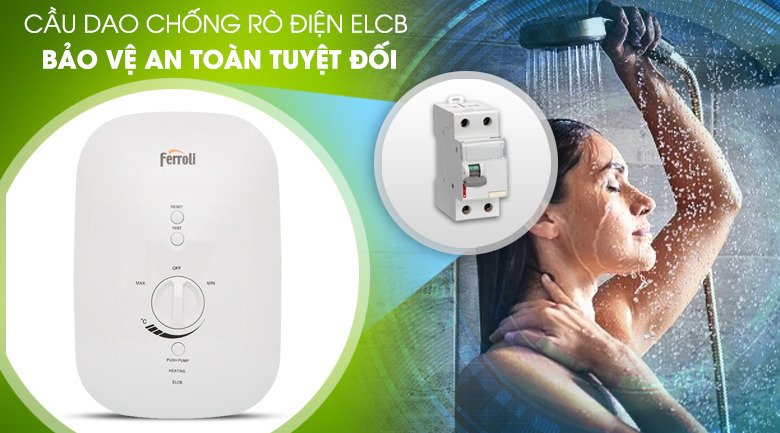 máy nước nóng ferroli divo ssp 4.5s