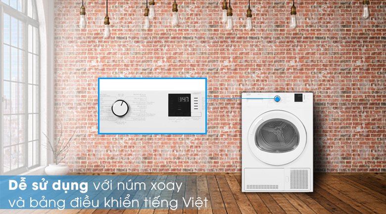 máy sấy ngưng tụ beko 8 kg du8133ga0w