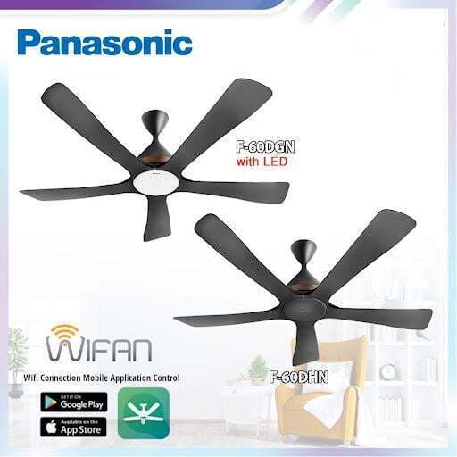 quạt trần 5 cánh panasonic f-60dhn