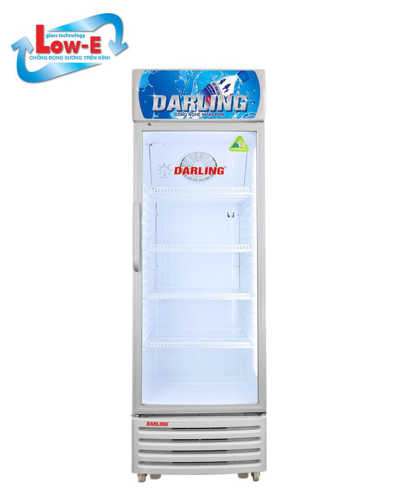 tủ mát darling 280 lít dl-2800al - đèn led