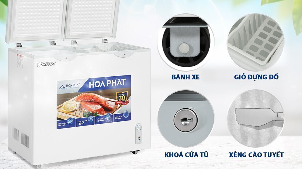 tủ đông hòa phát 205 lít hpf bd6205