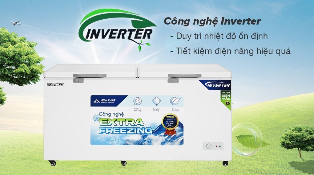 tủ đông hòa phát inverter 544 lít hpf ad8544