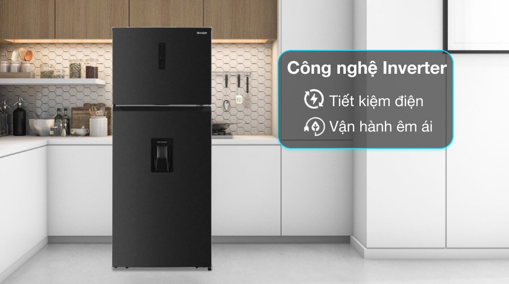 tủ lạnh sharp inverter 417 lít sj-x417wd-dg