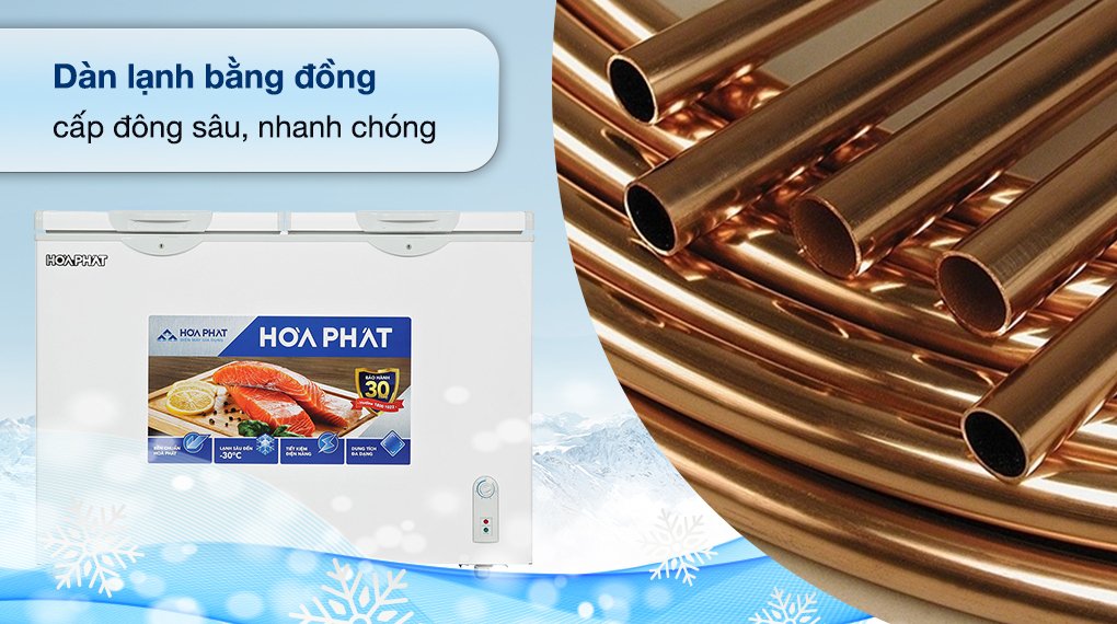 tủ đông hòa phát 245 lít hpf bd6245