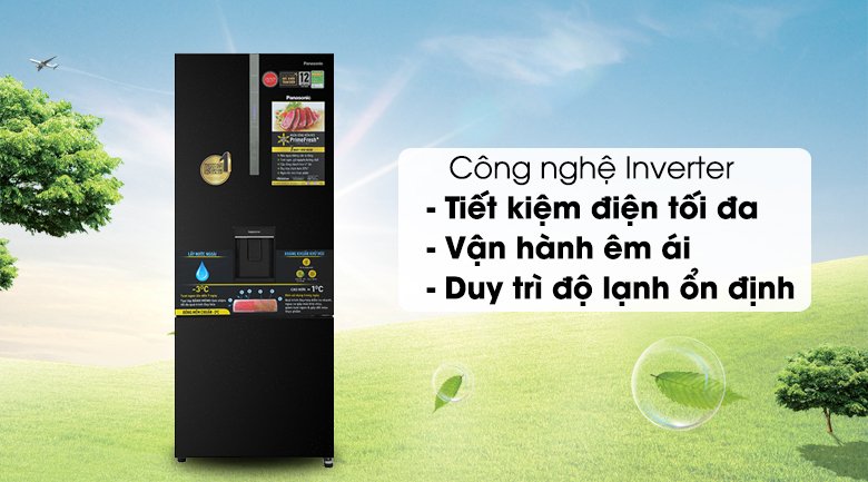 tủ lạnh panasonic inverter 417 lít nr-bx471gpkv