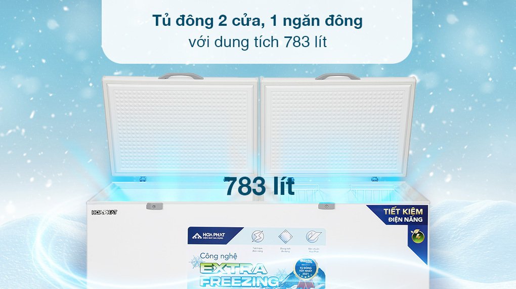 tủ đông hòa phát 783 lít hpf-ad6783