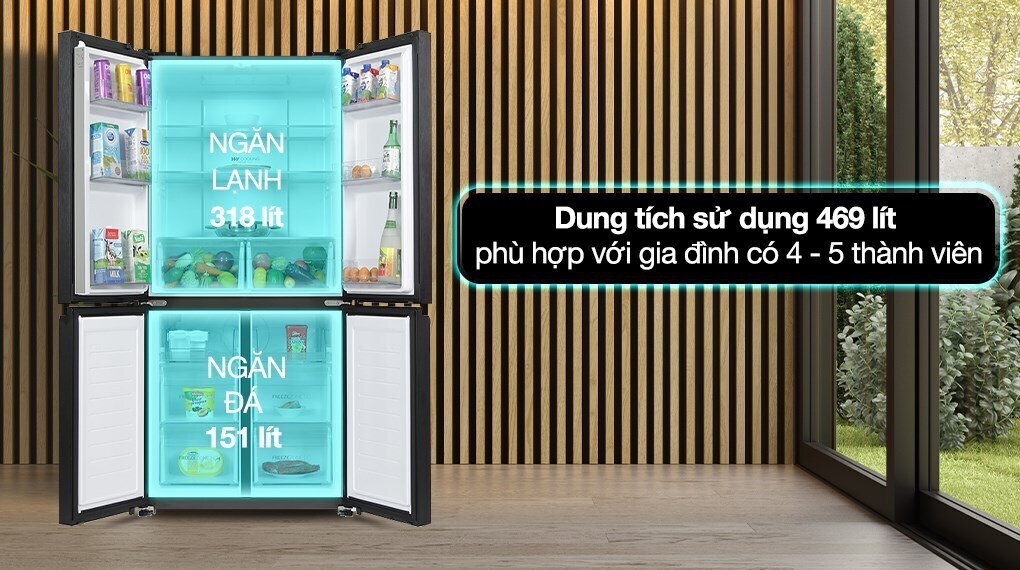 tủ lạnh aqua inverter 469 lít aqr-m536xa(gb)
