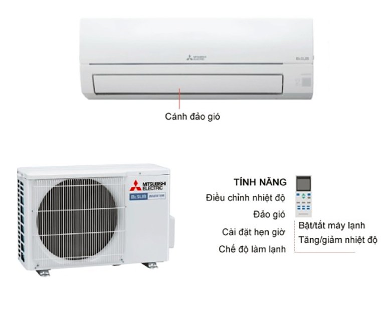 máy lạnh mitsubishi electric inverter 2 hp msy-jy50vf