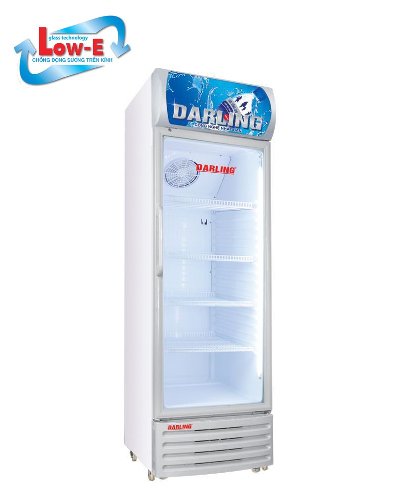 tủ mát darling 280 lít dl-2800al - đèn led