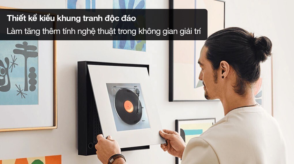 loa samsung khung tranh music frame hw-ls60d/xv 120w