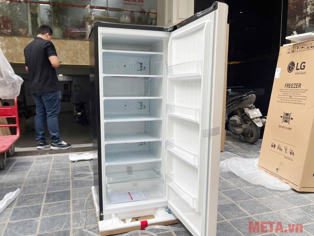 tủ đông lg inverter 165 lít lof16bgm