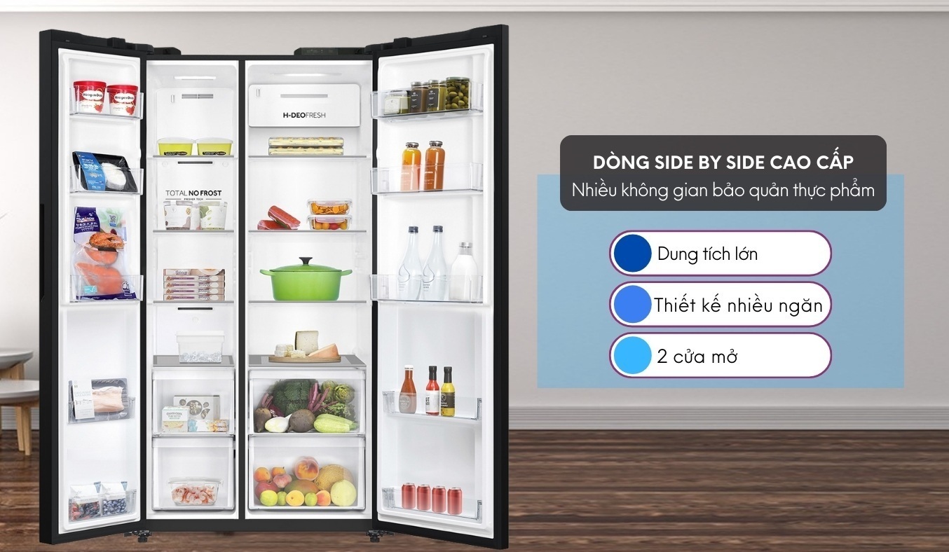 tủ lạnh aqua inverter 646 lít aqr-s682xa(bl)