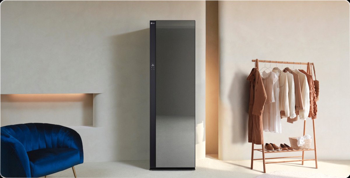 tủ chăm sóc quần áo thông minh lg styler inverter 5 móc sc5gmr80h