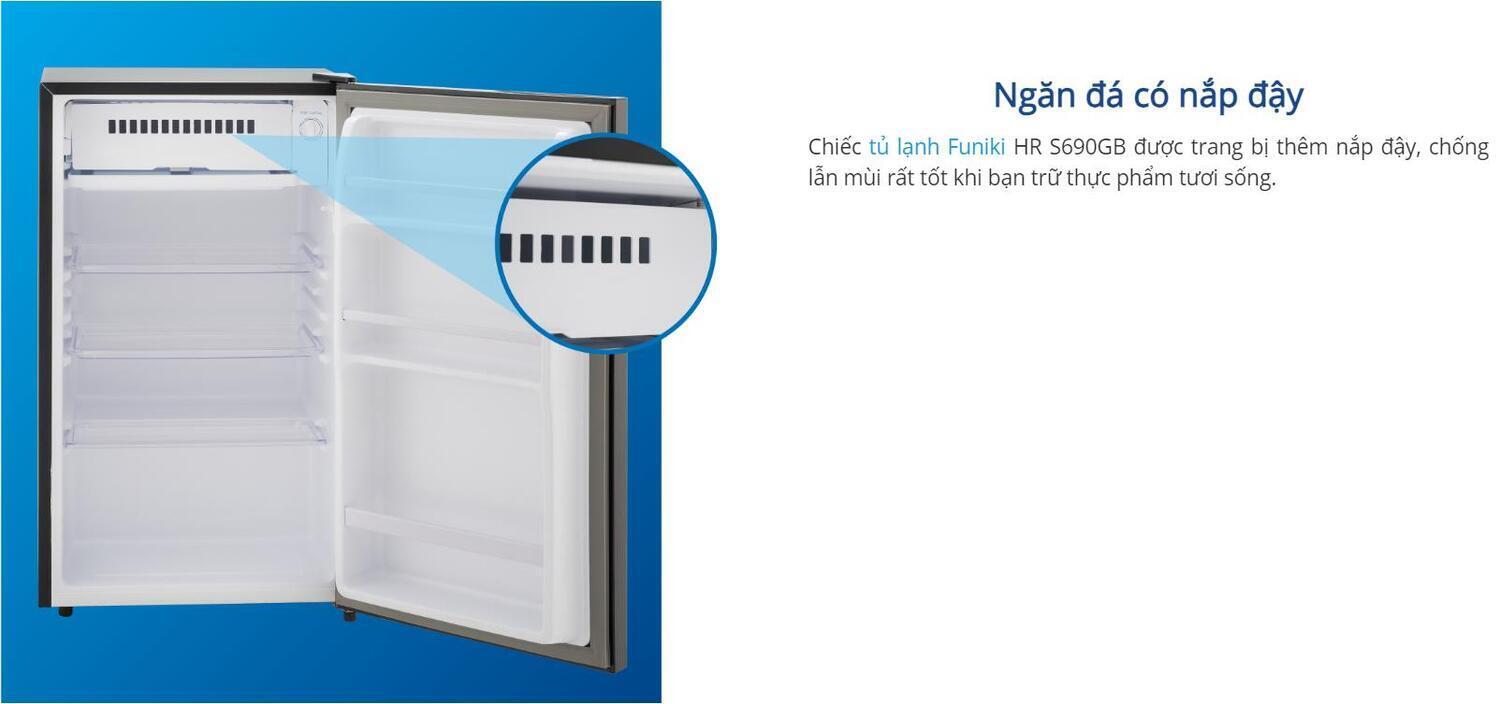 tủ lạnh funiki 90 lít hr s690gb