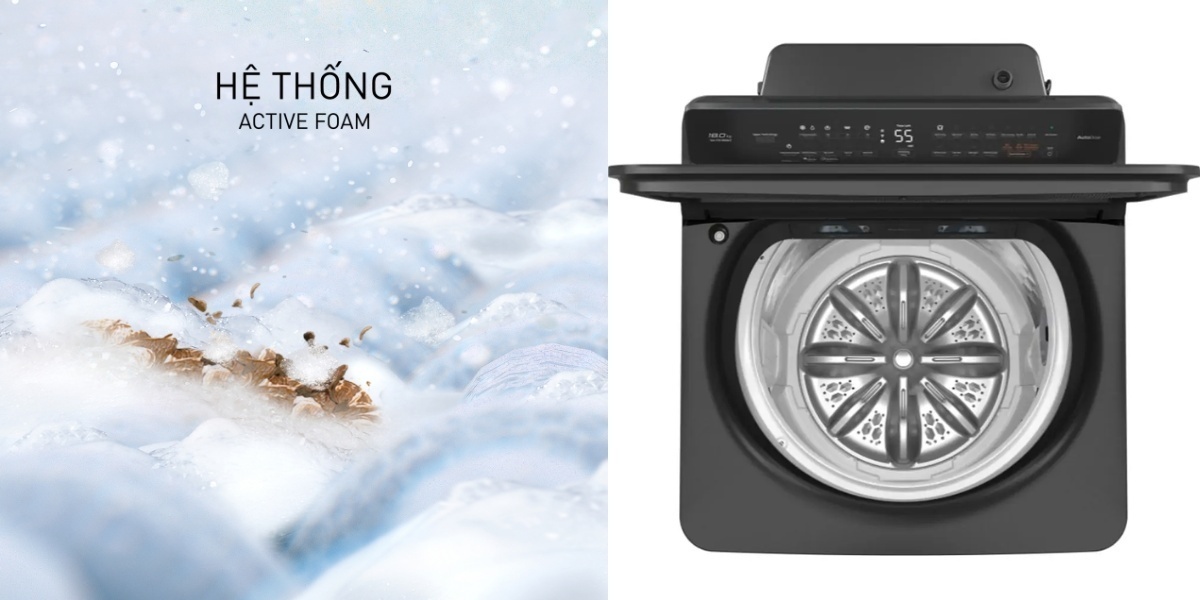 máy giặt panasonic inverter 12.5 kg na-fd125x3bv