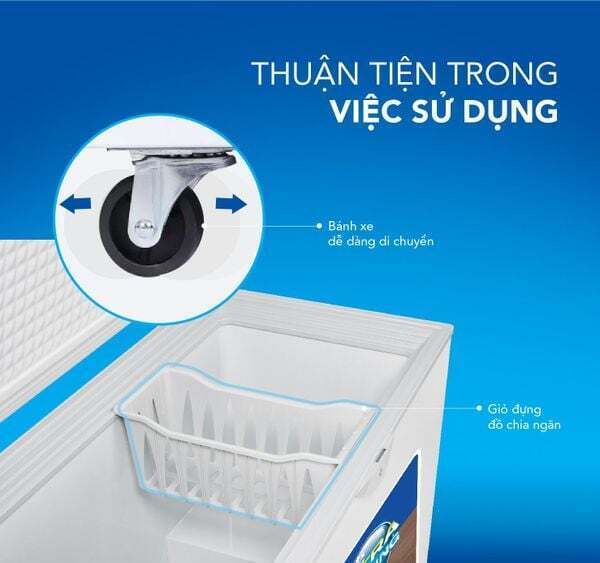 tủ đông hòa phát inverter 245 lít hpf bd8245
