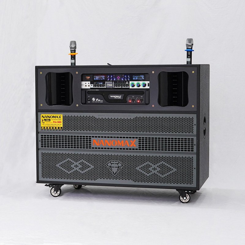 loa kéo điện nanomax pro-929 bass đôi 40cm 3600w