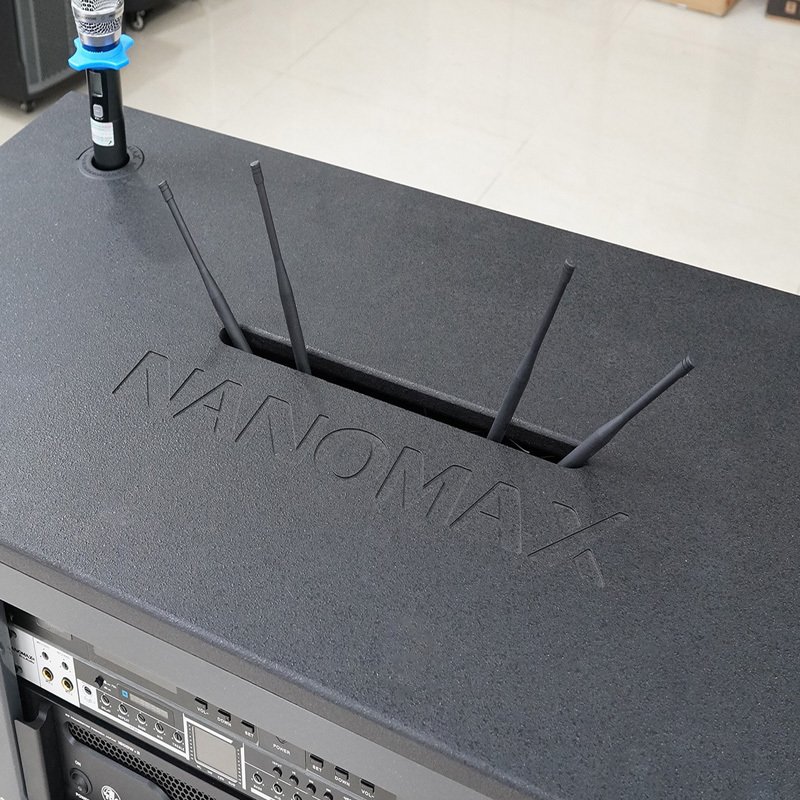 loa kéo điện nanomax pro-929 bass đôi 40cm 3600w