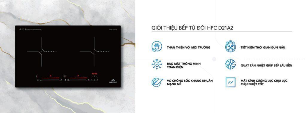bếp điện từ đôi hòa phát hpc d21a2