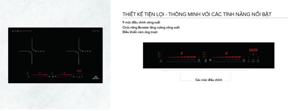 bếp điện từ đôi hòa phát hpc d21a2