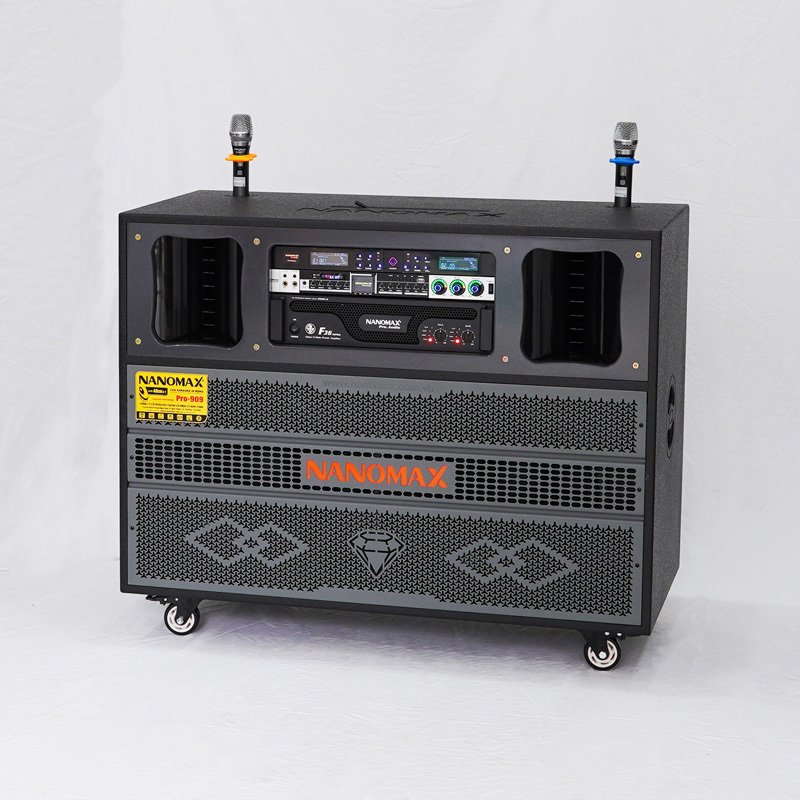 loa kéo điện nanomax pro-929 bass đôi 40cm 3600w