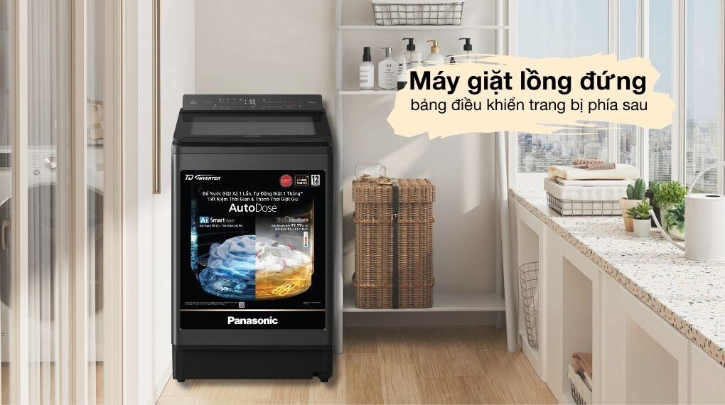 máy giặt panasonic inverter 18 kg na-fd180w3bv