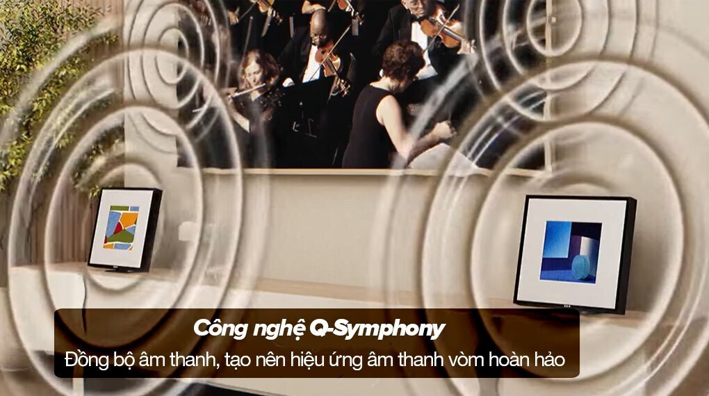 loa samsung khung tranh music frame hw-ls60d/xv 120w