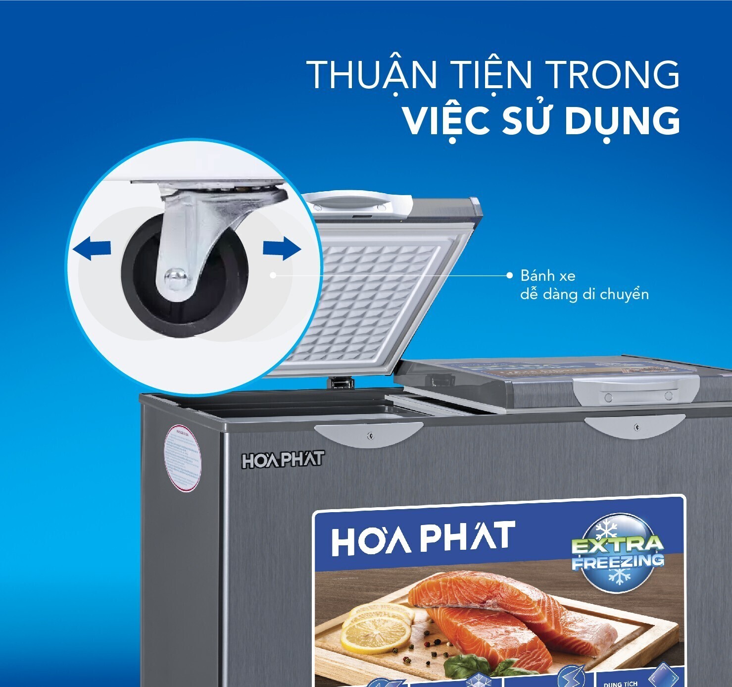 tủ đông hòa phát 205 lít hpf bd6205g