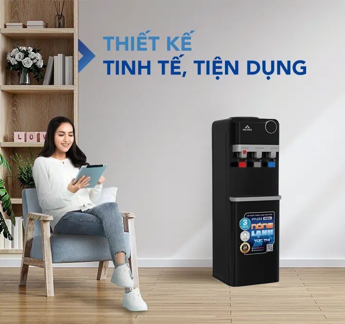 cây nước nóng lạnh úp bình hòa phát htl223