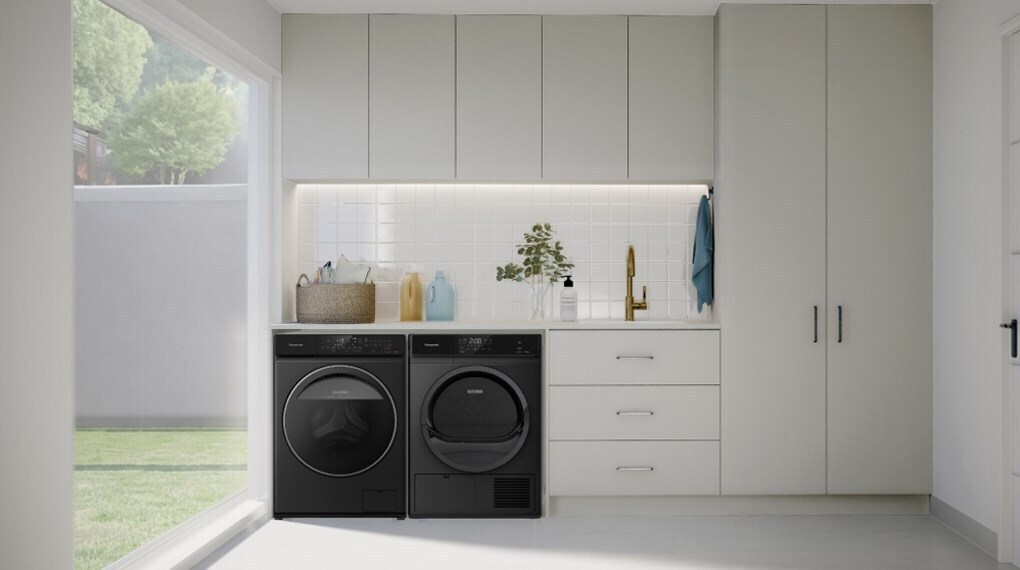 máy sấy bơm nhiệt panasonic 9.5 kg nh-eh95jd1bv