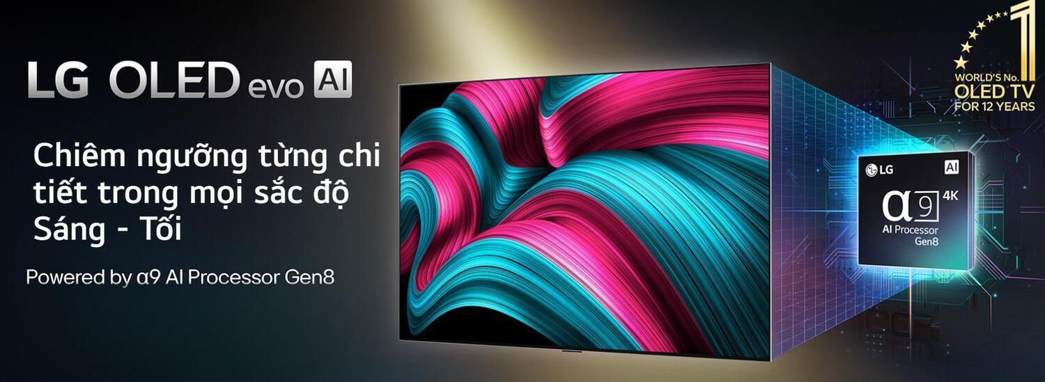 smart tivi oled lg evo ai 4k 65 inch oled65c5psa