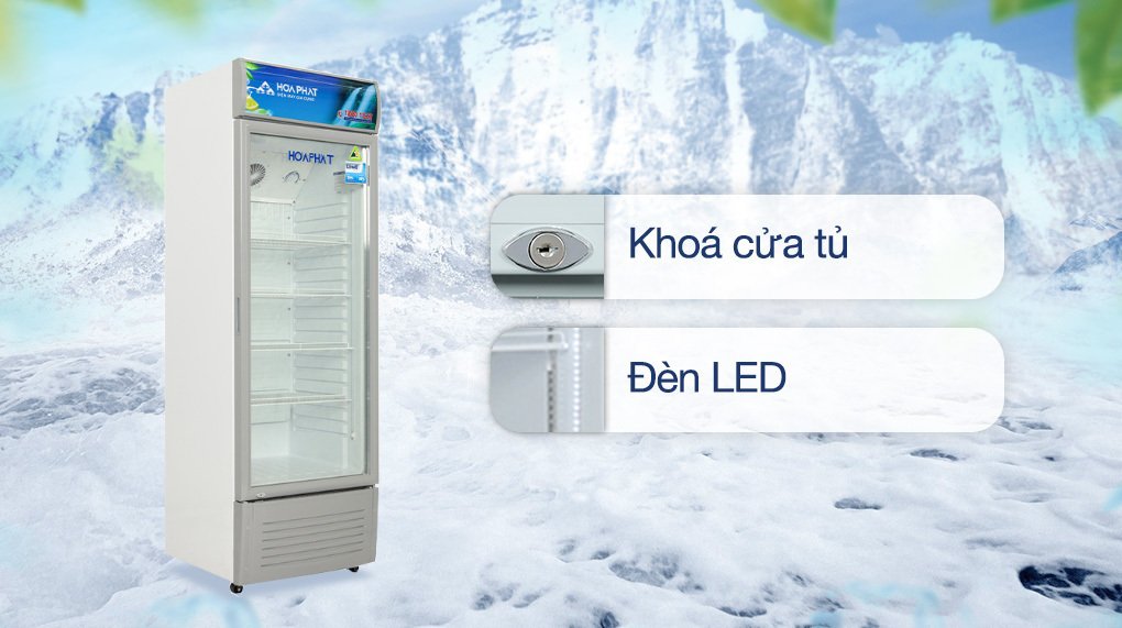 tủ mát hoà phát 280 lít hsr s6280