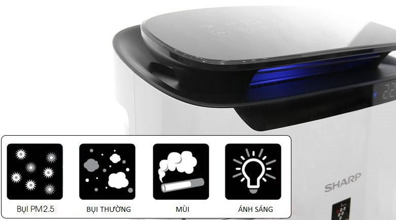 máy lọc không khí sharp fp-j60e-w 38w