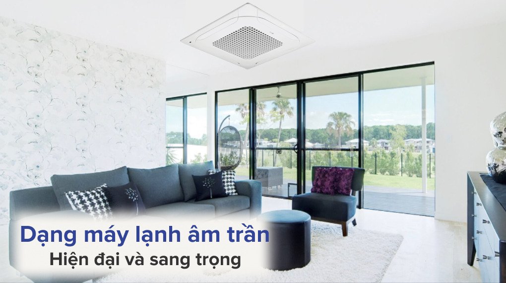 máy lạnh âm trần lg inverter 4 hướng ztnq48gmla0/zuad1