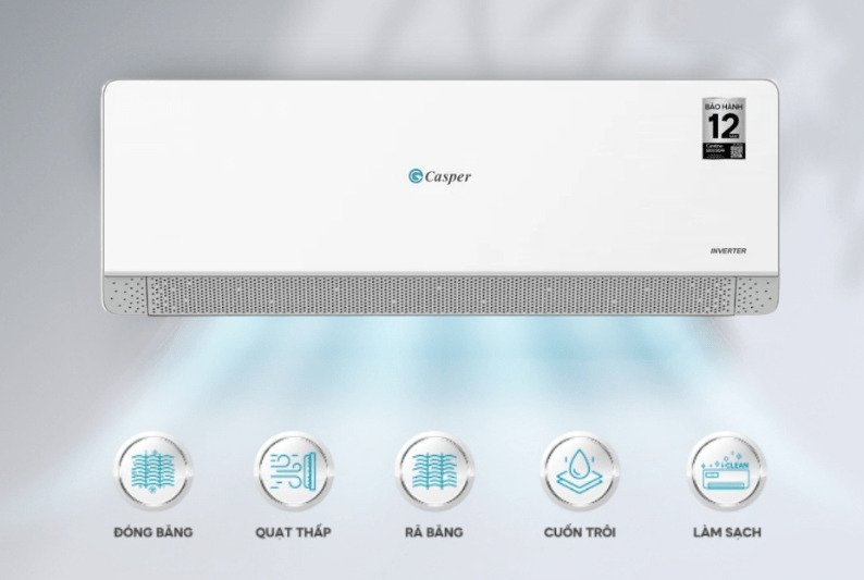 máy lạnh casper inverter 1.5 hp jc-12iu36