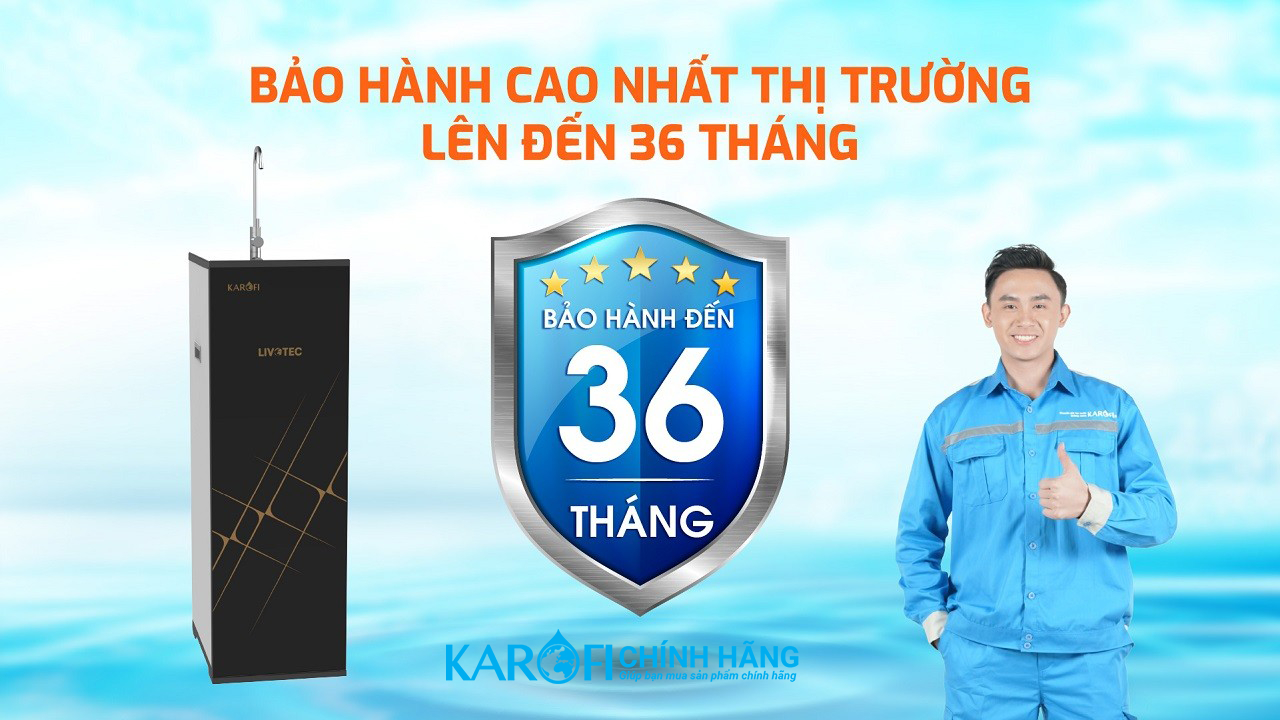 máy lọc nước ro karofi livotec 606 10 lõi