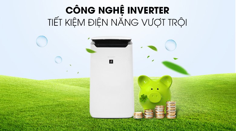 máy lọc không khí sharp fp-j60e-w 38w