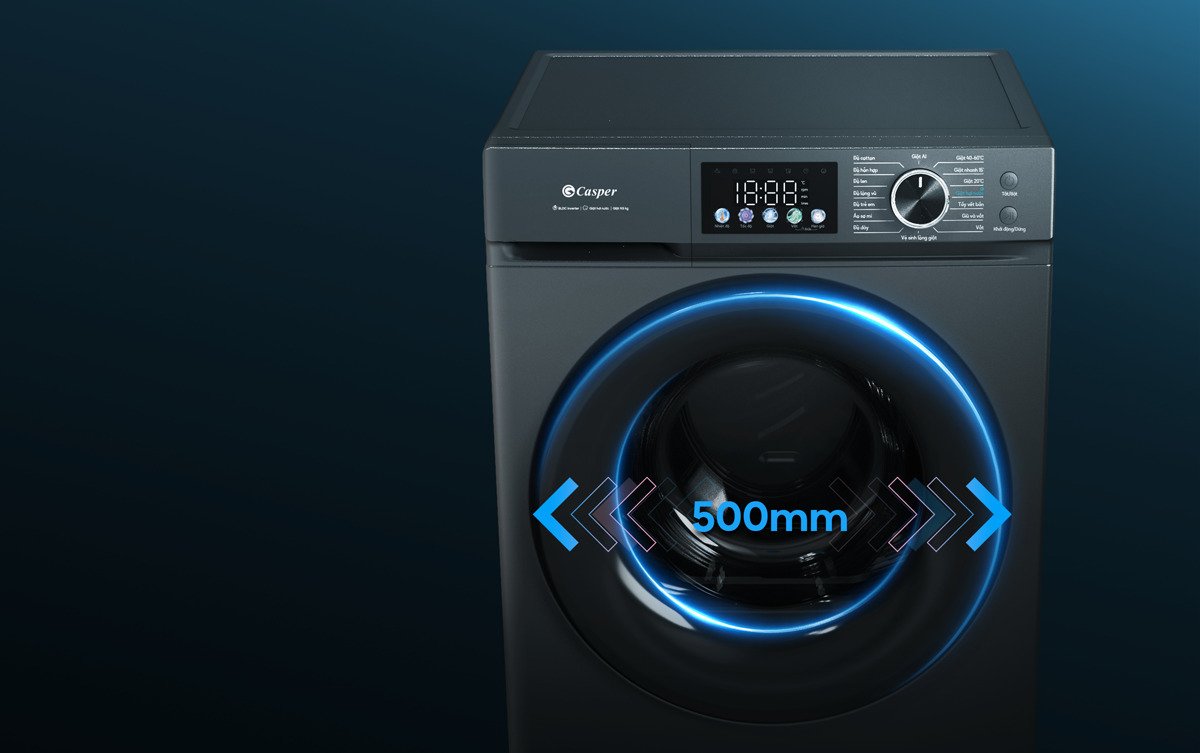 máy giặt casper prowash inverter 9.5 kg wf-d95vgr1