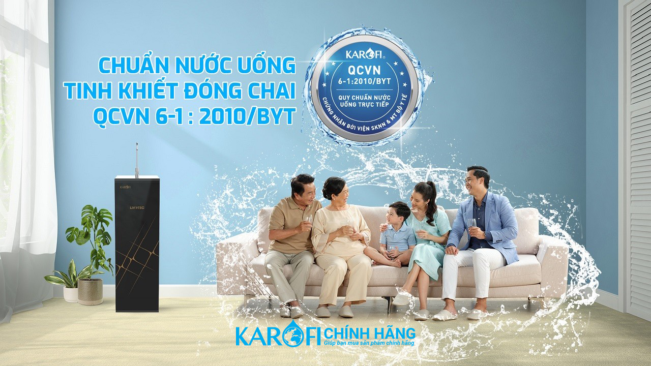 máy lọc nước ro karofi livotec 606 10 lõi