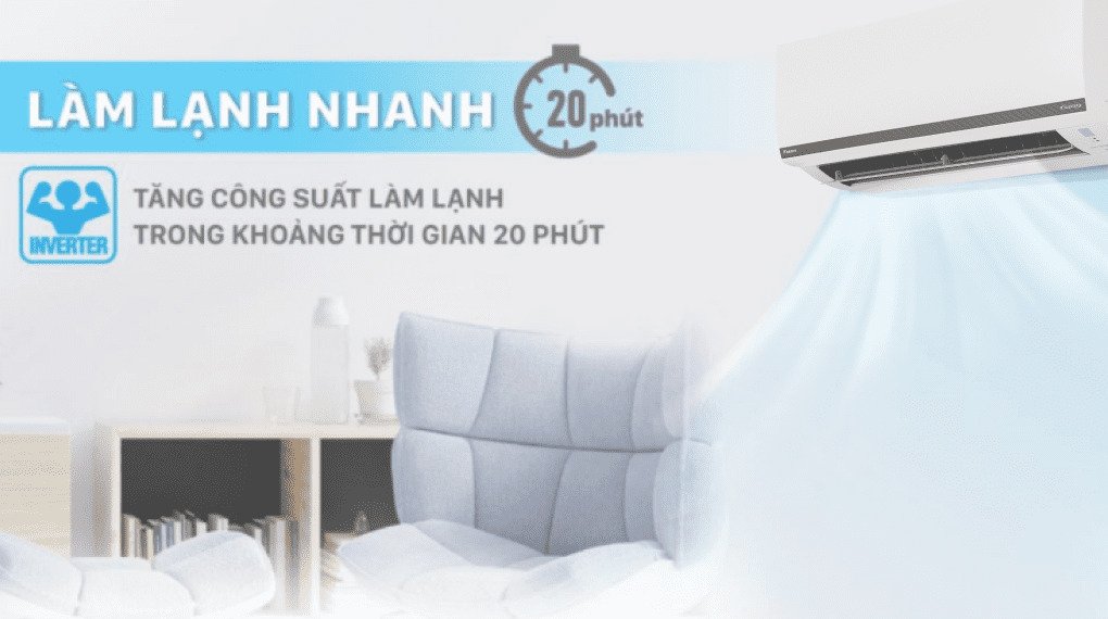máy lạnh daikin inverter 1 hp ftkf25zvmv