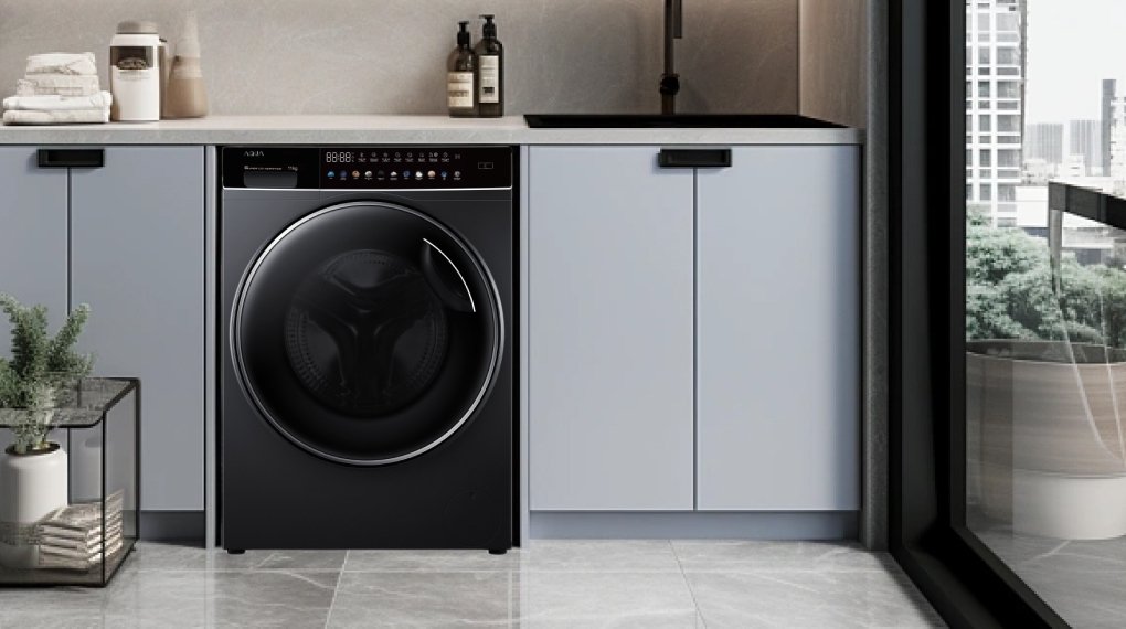 máy giặt aqua inverter 11 kg aqd-dw1100j.bk