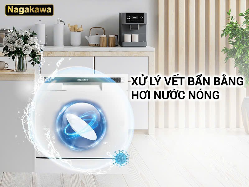 máy rửa chén nagakawa nk8d61m