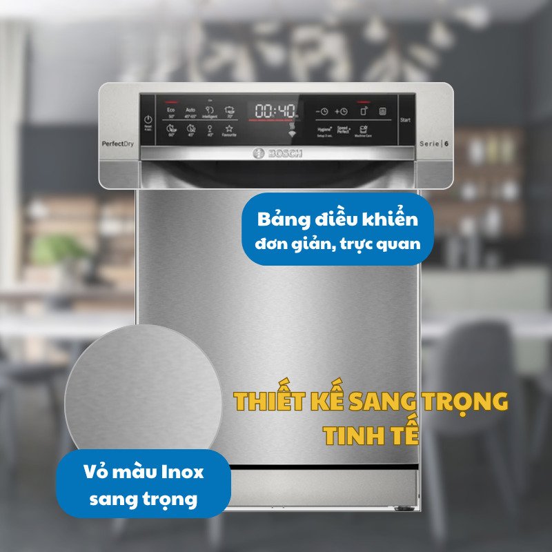 máy rửa chén độc lập bosch sms6zci00p serie 6