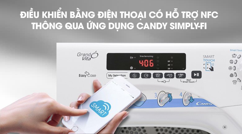 máy sấy ngưng tụ candy 9 kg gvs c9de-s