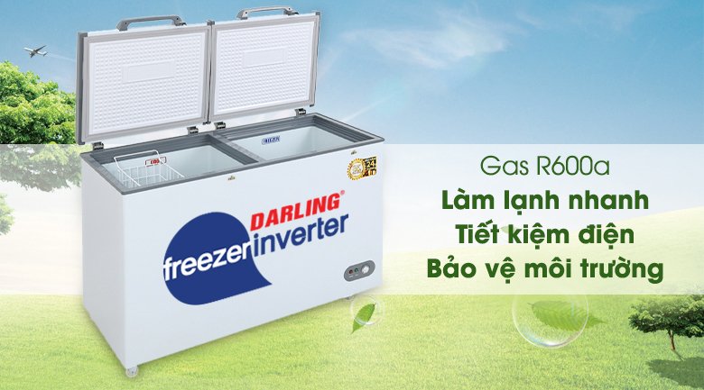 tủ đông mát inverter 2 ngăn darling dmf-3999wi2