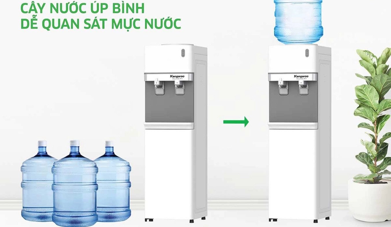 máy làm nóng lạnh nước uống kangaroo kg35a2