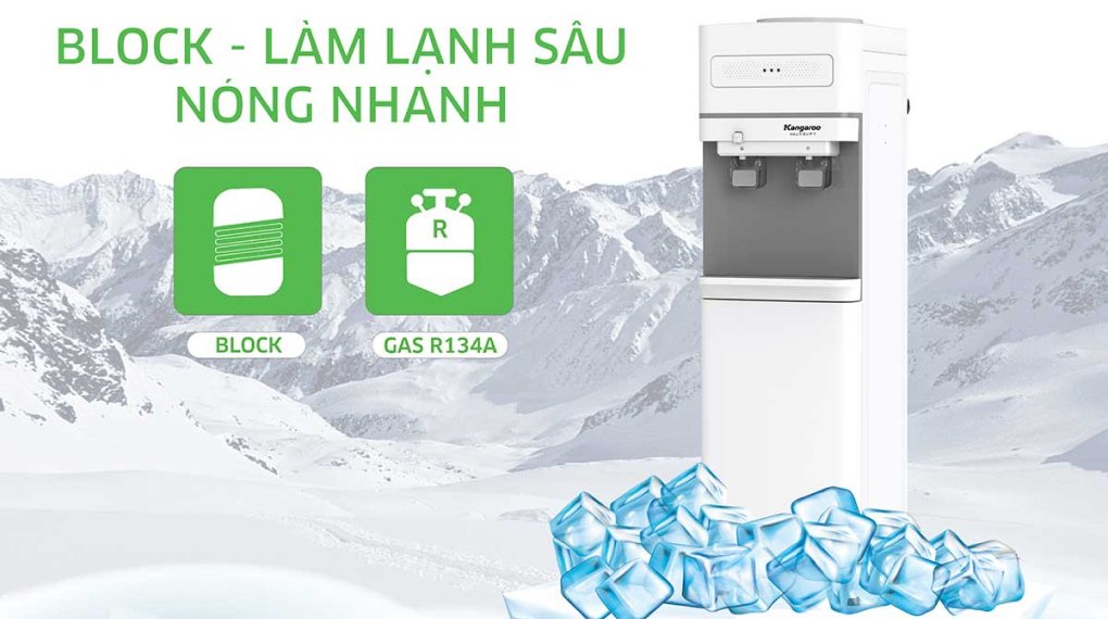 cây nước nóng lạnh kangaroo kg36a2 585w