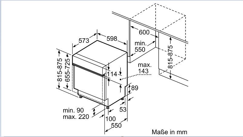 máy rửa chén âm tủ bosch smi6zcs16e series 6